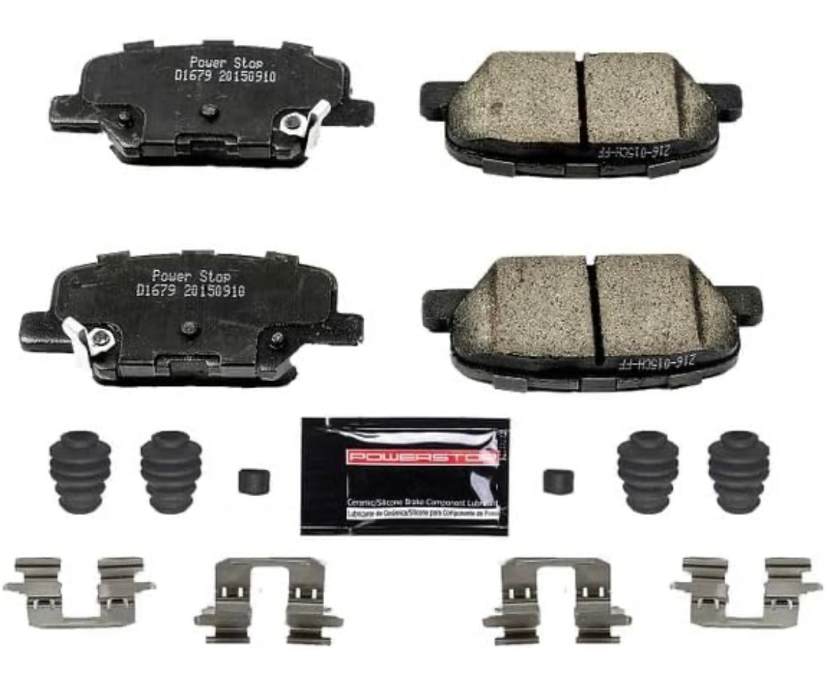 [REAR w/ manual parking brake] PowerStop Z23 Evolution Sport Carbon Ceramic Pads Mazda6 2014-2015 (2.5L)